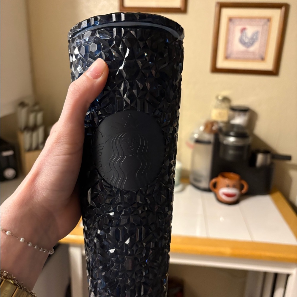 Starbucks Midnight Blue Faceted Tumbler